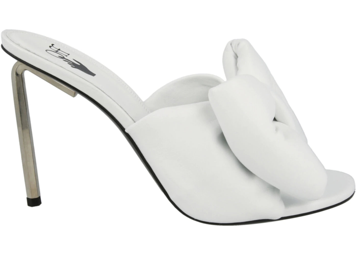 OFF-WHITE Bow High Allen Pointed Sandal White (Women's)