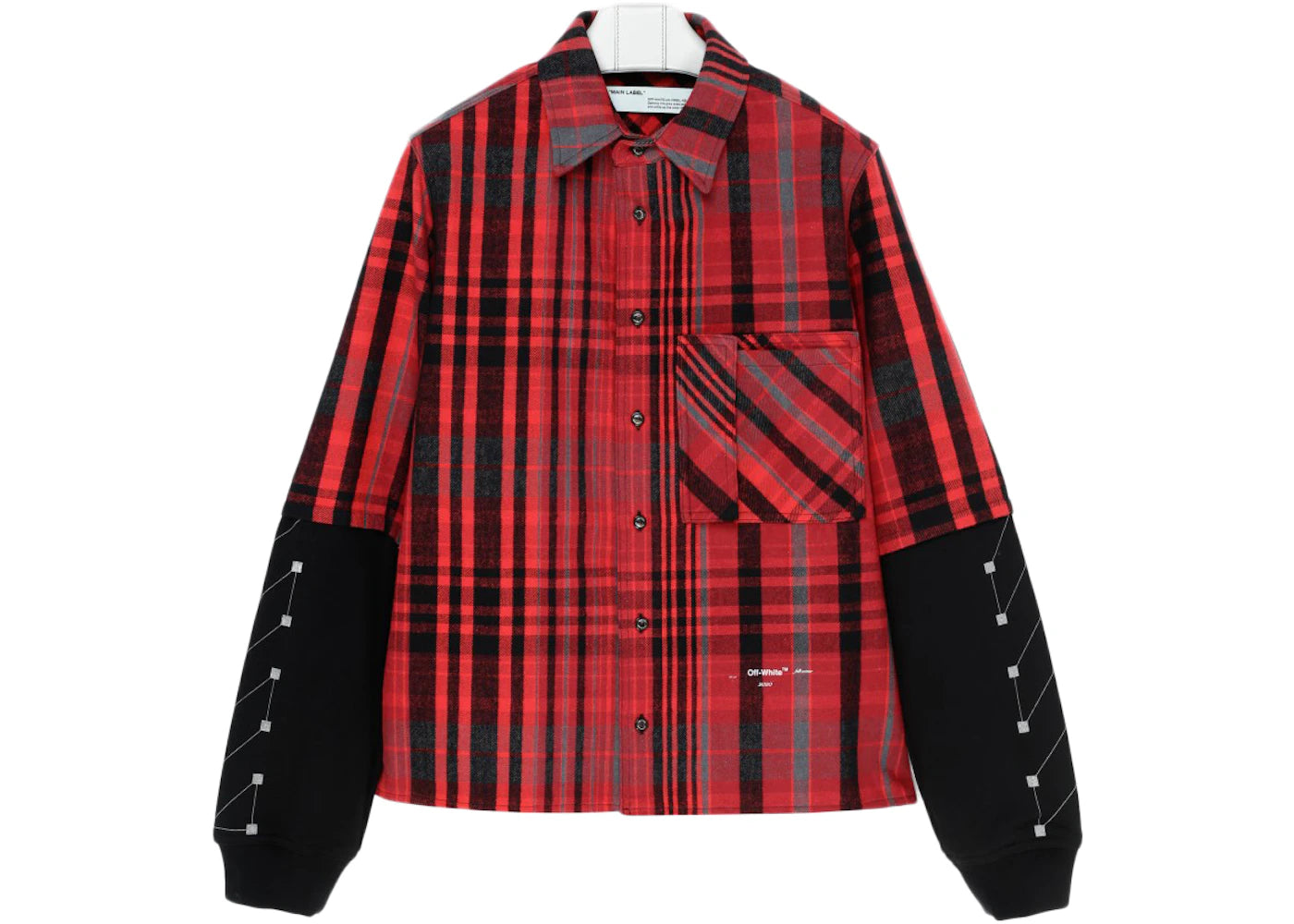 OFF-WHITE Checked Shirt Red/Black