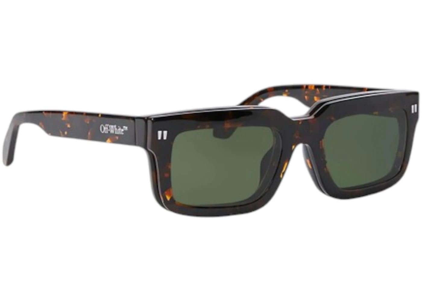 OFF-WHITE Clip On Eyeglasses Havana Green Polarized (OERI130S24PLA0016055-FR)