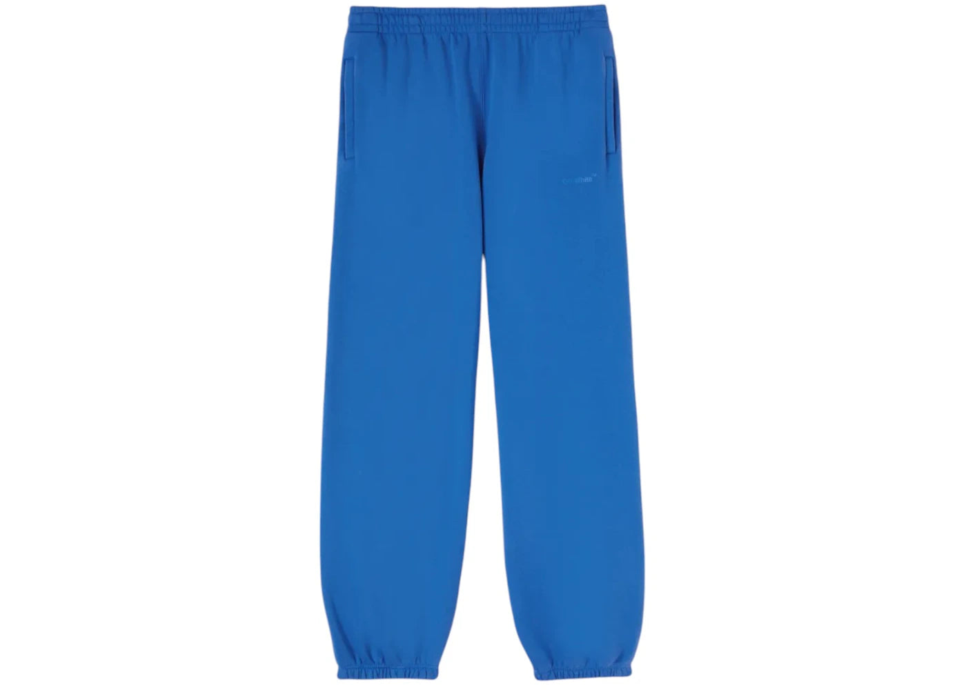 OFF-WHITE Diag Tab Shorten Sweatpants Peacock