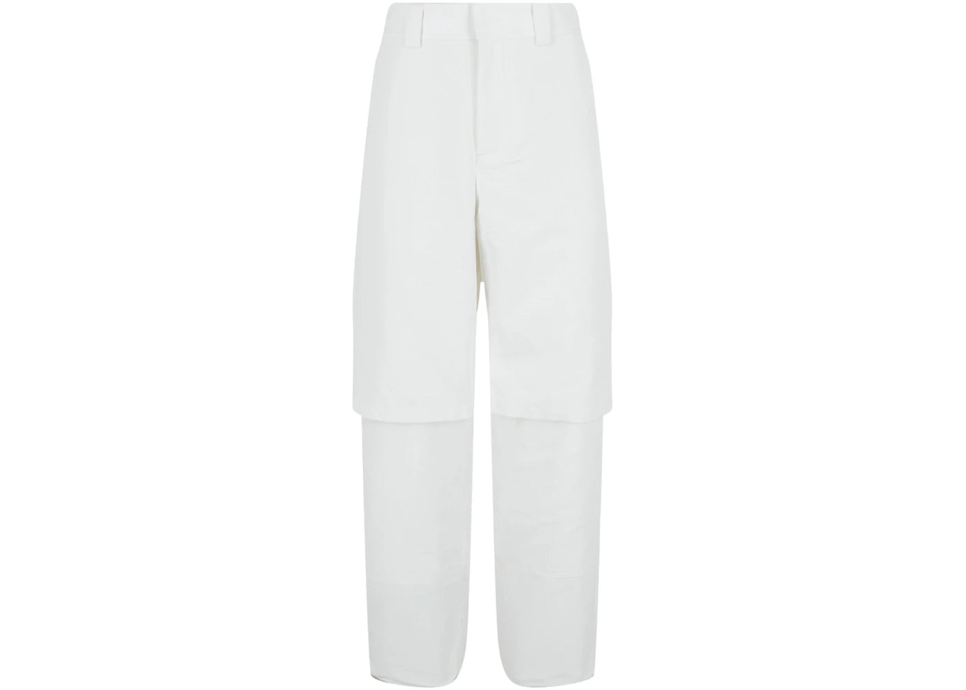 OFF-WHITE Double Layer Carpenter Pants White
