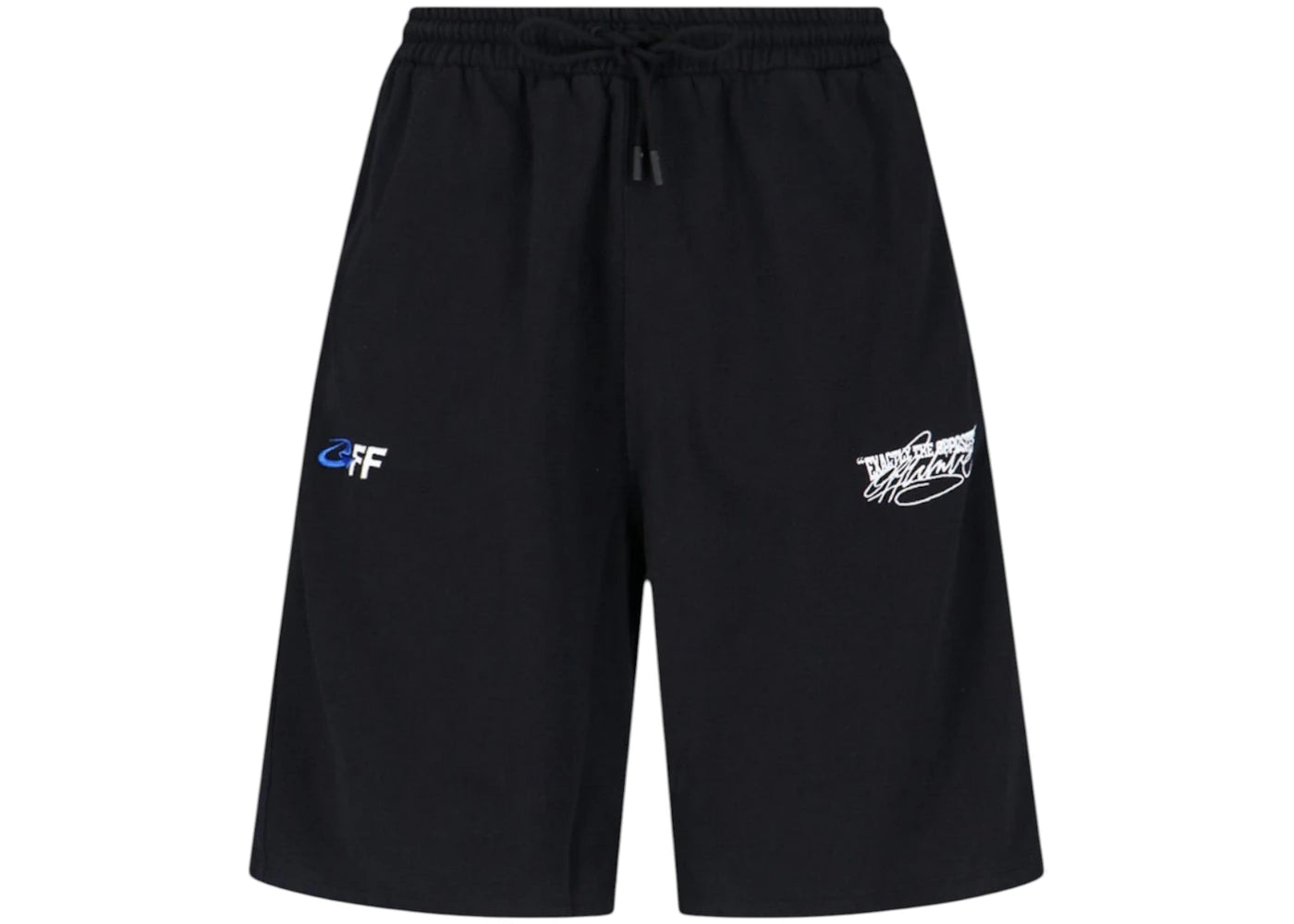OFF-WHITE Exactly The Opposite Arrow Skate Sweatshorts Black