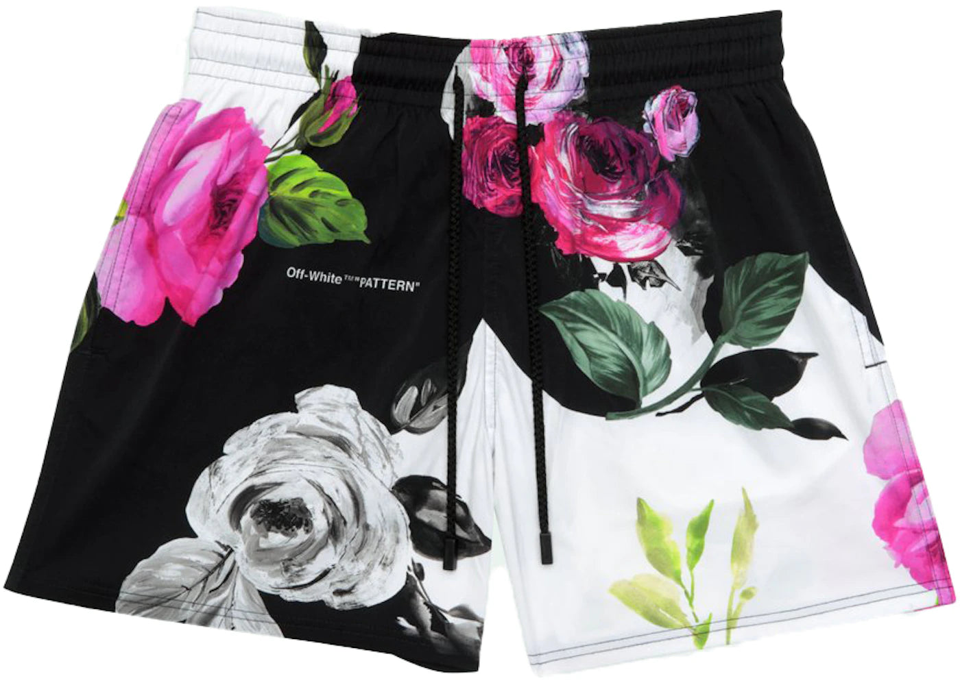 OFF-WHITE Floral Print Swim Shorts Multicolor