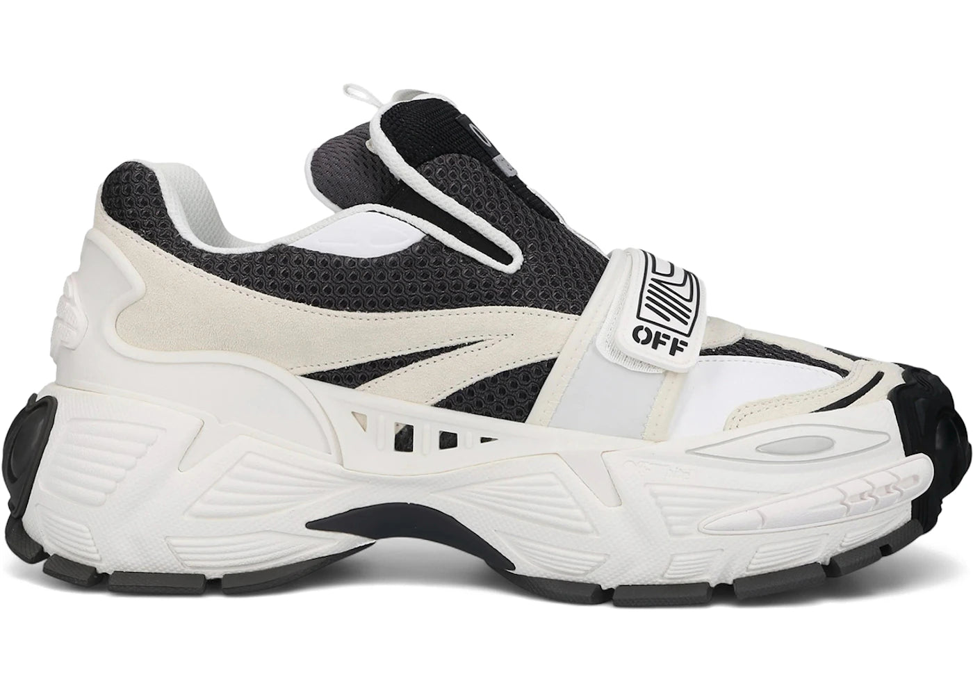OFF-WHITE Glove Slip On Black White