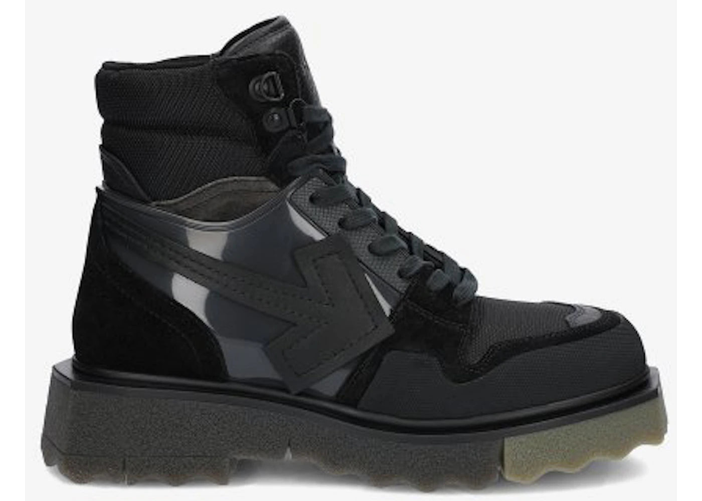 OFF-WHITE Hiking Sponge Sneakerboot Black Green