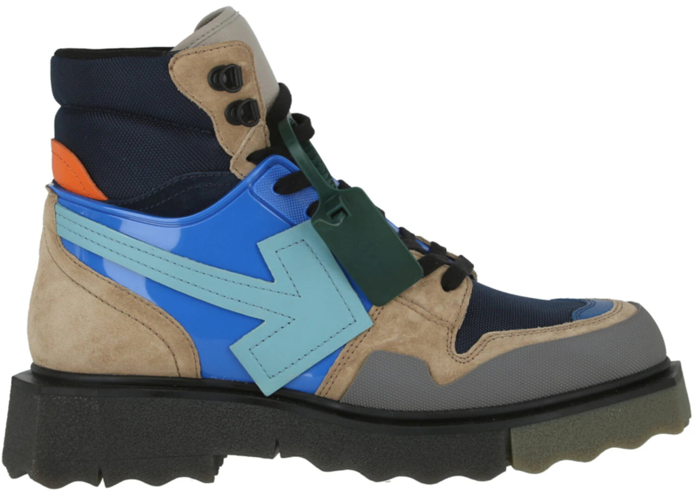 OFF-WHITE Hiking Sponge Sneakerboot Turquoise