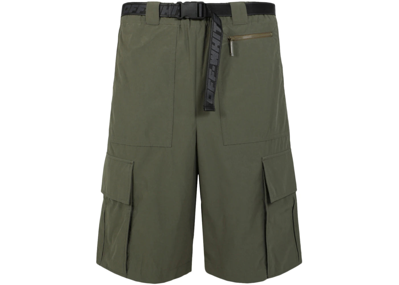OFF-WHITE Industrial Belt Cargo Shorts Green
