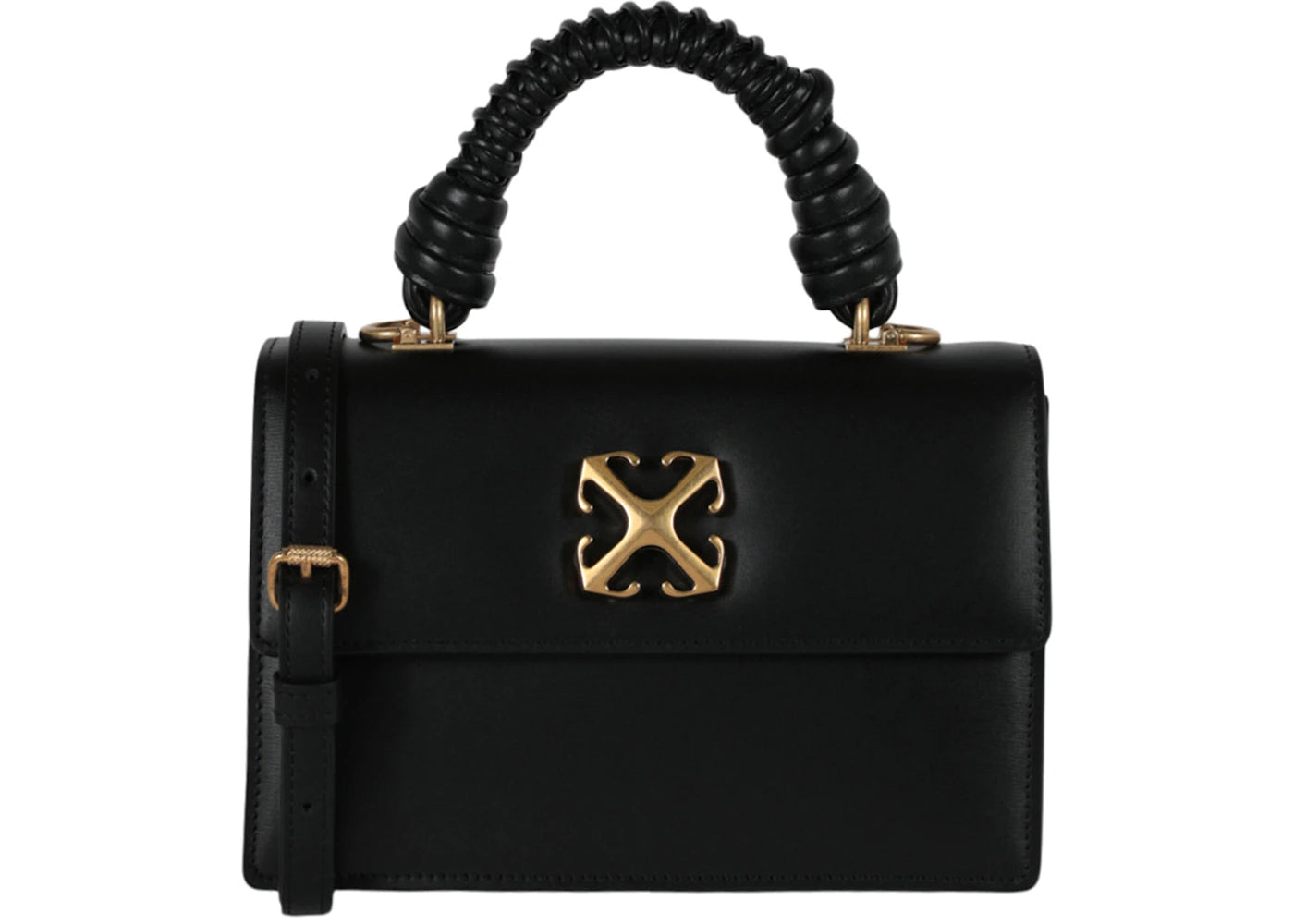 OFF-WHITE Jitney 2.8 Top Handle Black