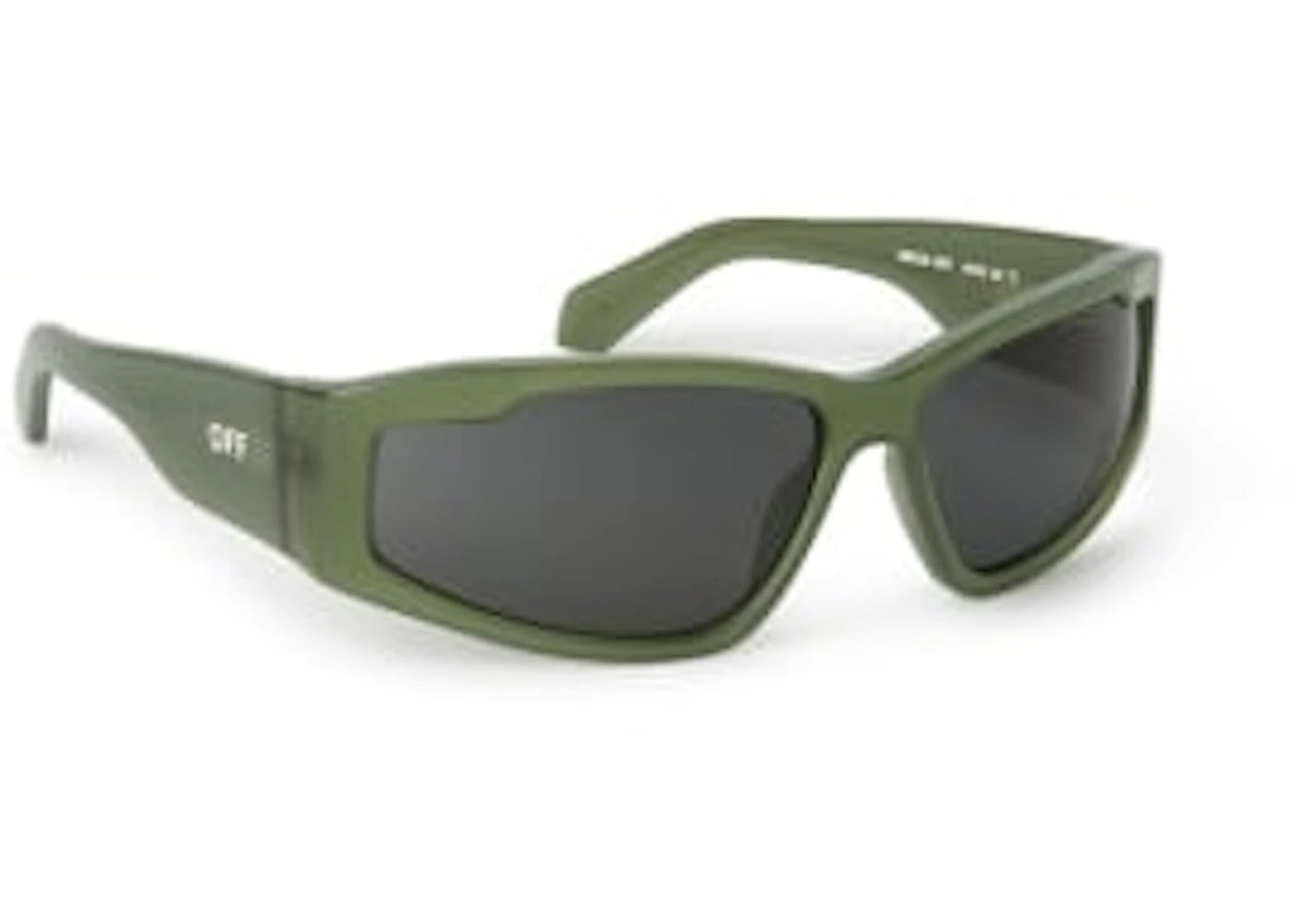 OFF-WHITE Kimball Sunglasses Olive Green/Dark Grey/Grey (OERI118S24PLA0015707-FR)