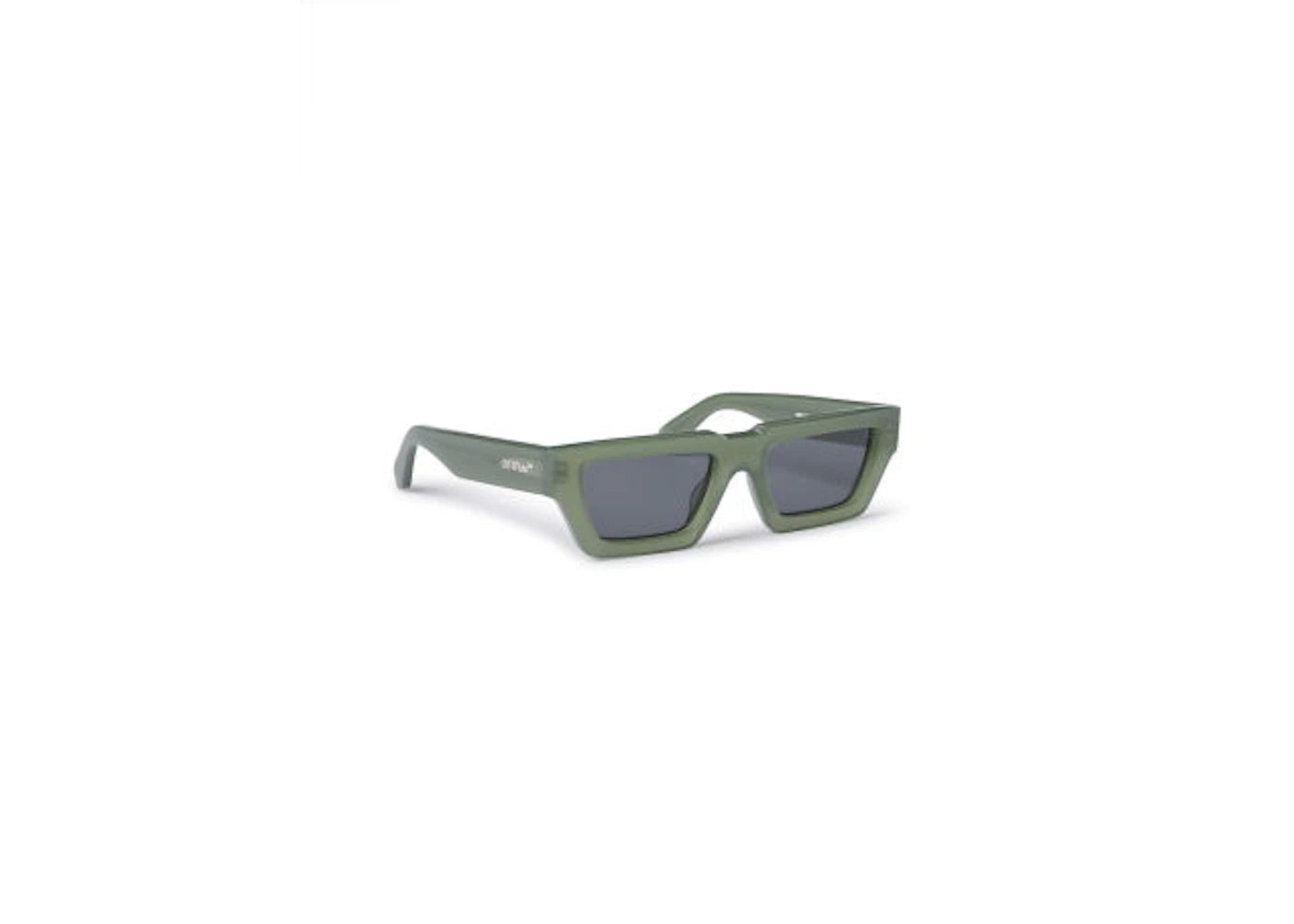 OFF-WHITE Manchester Sunglasses Olive Green/Dark Grey/Grey (OERI129S24PLA0015707-FR)