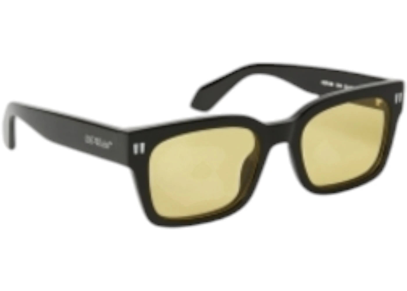 OFF-WHITE Midland Sunglasses Black Yellow (OERI108S24PLA0011018-FR)
