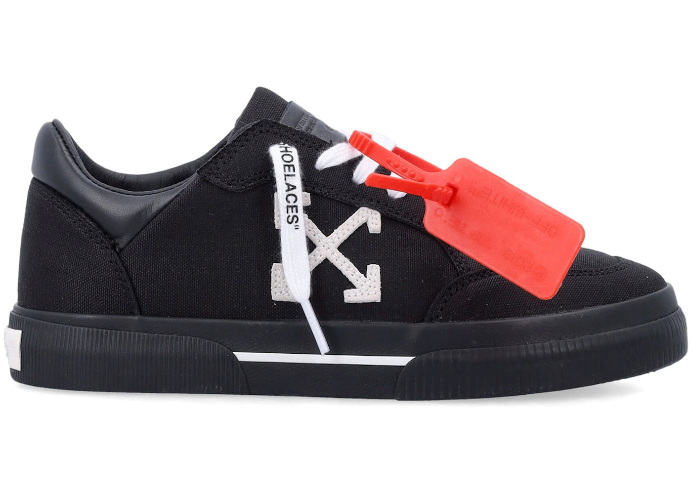 OFF-WHITE New Low Vulcanized Black White Canvas (Women's)