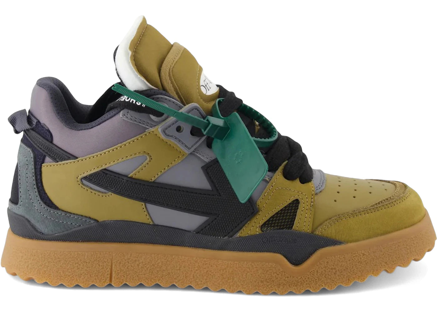 OFF-WHITE New Sponge Mid Military Black