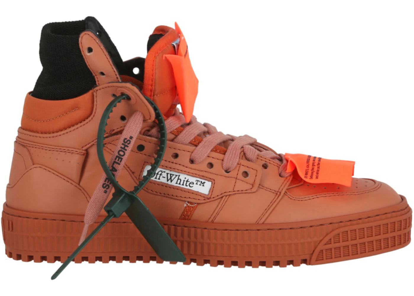 OFF-WHITE Off-Court 3.0 Leather High Top Sneaker Terracotta (Women's)