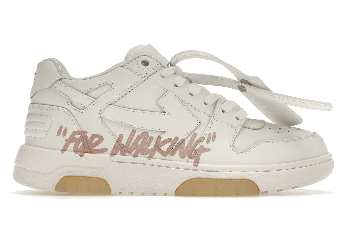 OFF-WHITE Out Of Office For Walking White Pink (Women's)