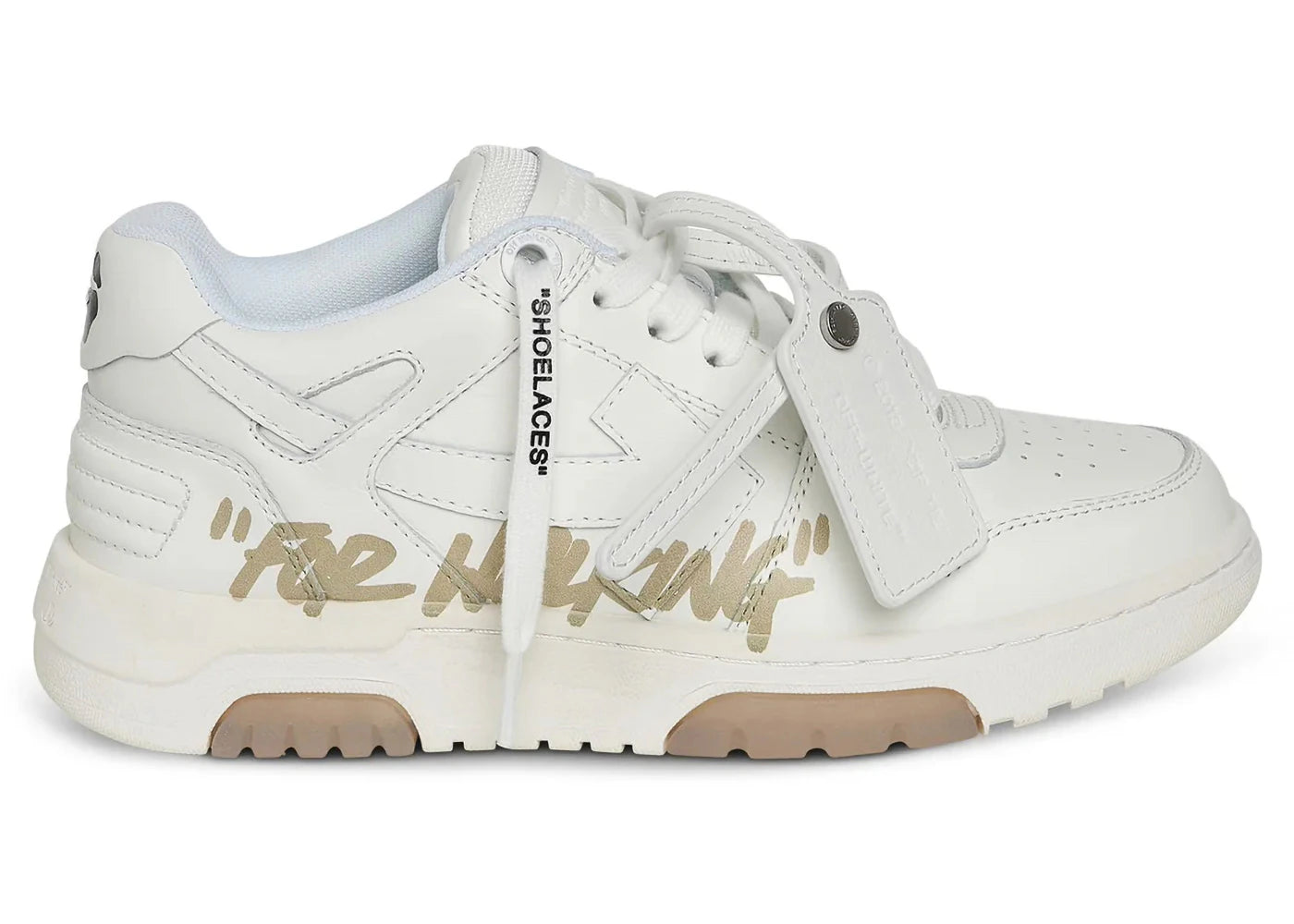 OFF-WHITE Out Of Office OOO Low For Walking White Beige (Women's)