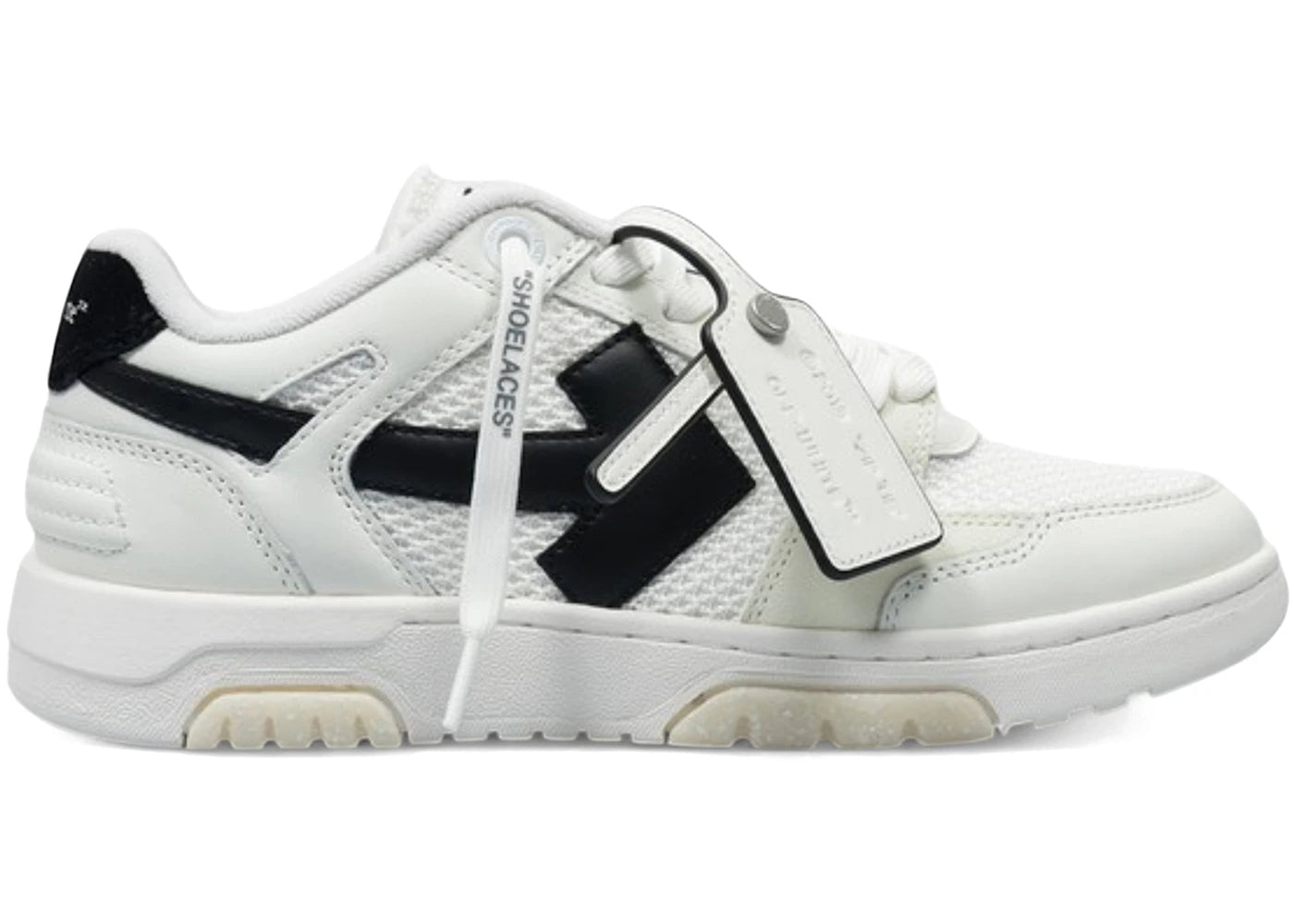 OFF-WHITE Out Of Office OOO Low Slim White Black (Women's)