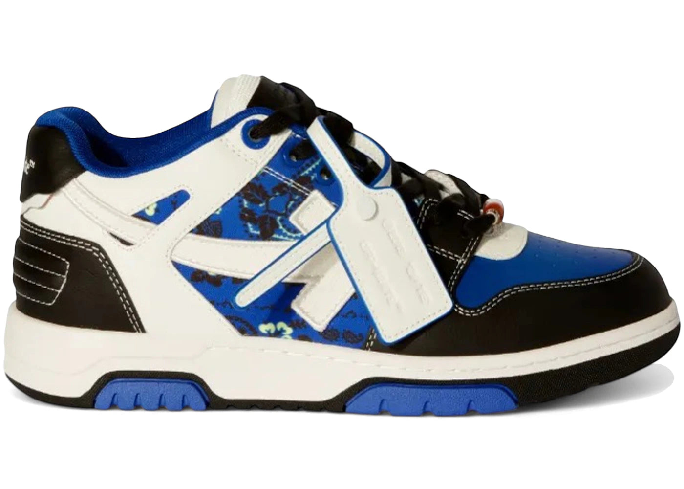 OFF-WHITE Out Of Office OOO Low Tops Blue Bandana (Women's)