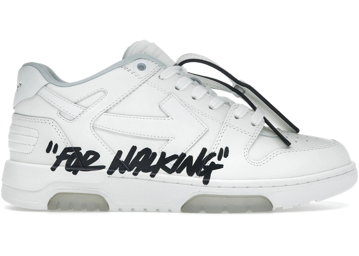 OFF-WHITE Out Of Office OOO Low Tops For Walking White