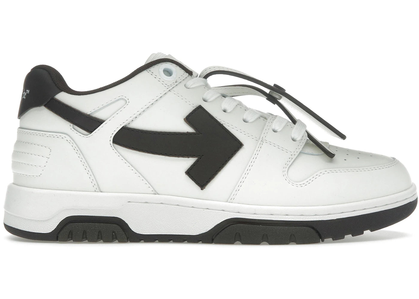 OFF-WHITE Out Of Office OOO Low Tops White Brown