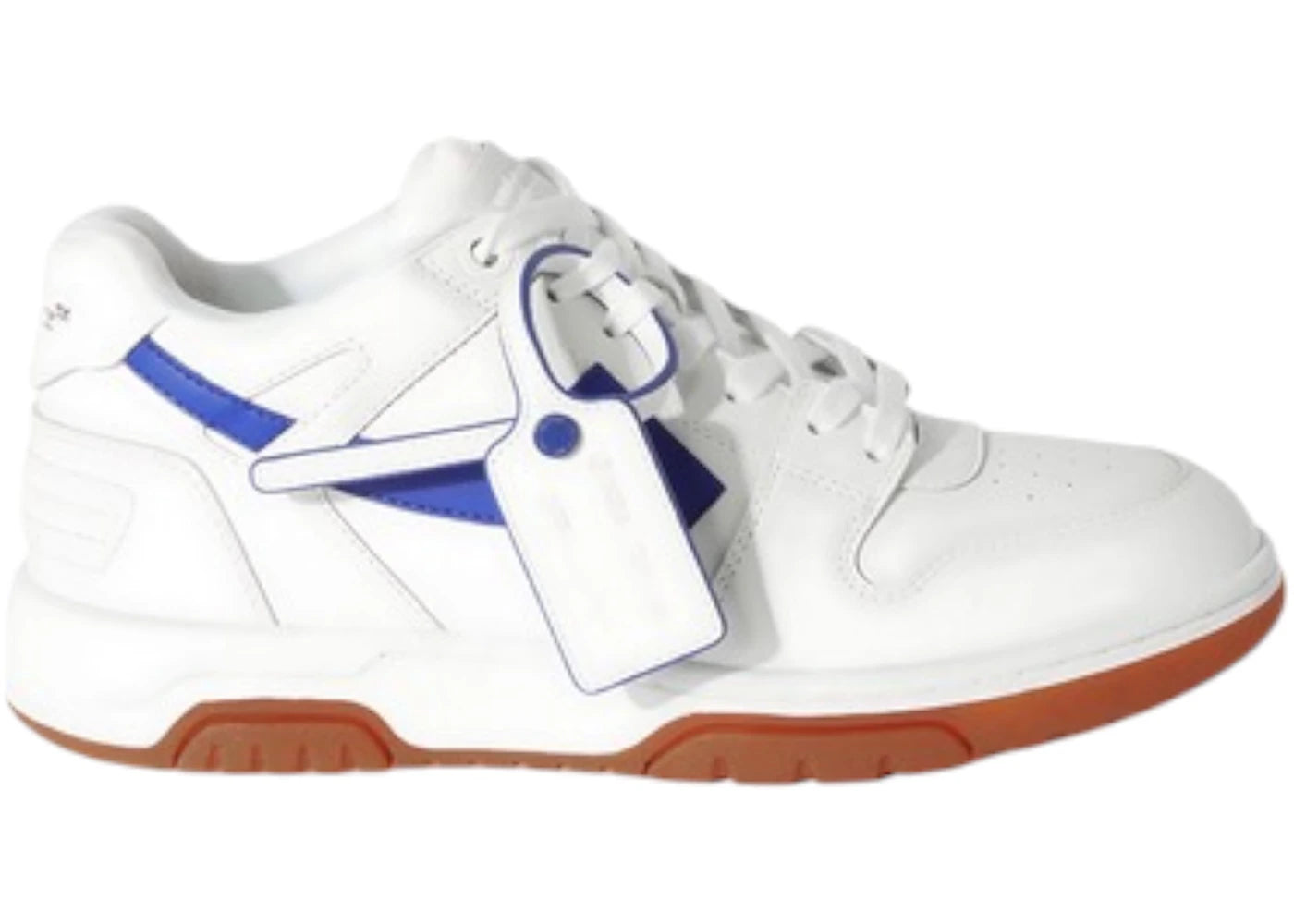 OFF-WHITE Out Of Office OOO Low Tops White Gum Blue (Women's)