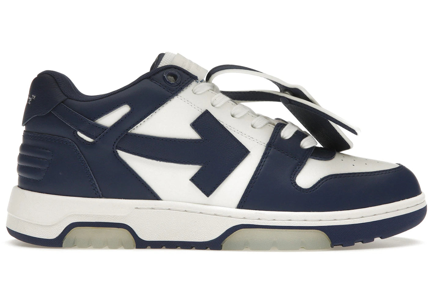 OFF-WHITE Out Of Office OOO Low Tops White Royal Blue