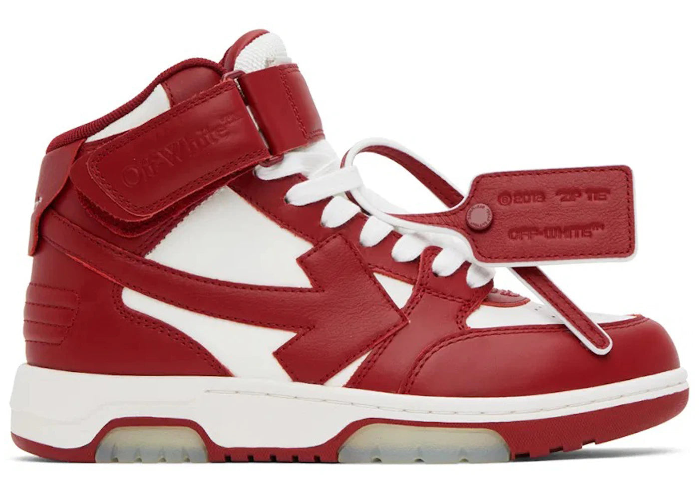 OFF-WHITE Out Of Office OOO Mid White Red (Women's)