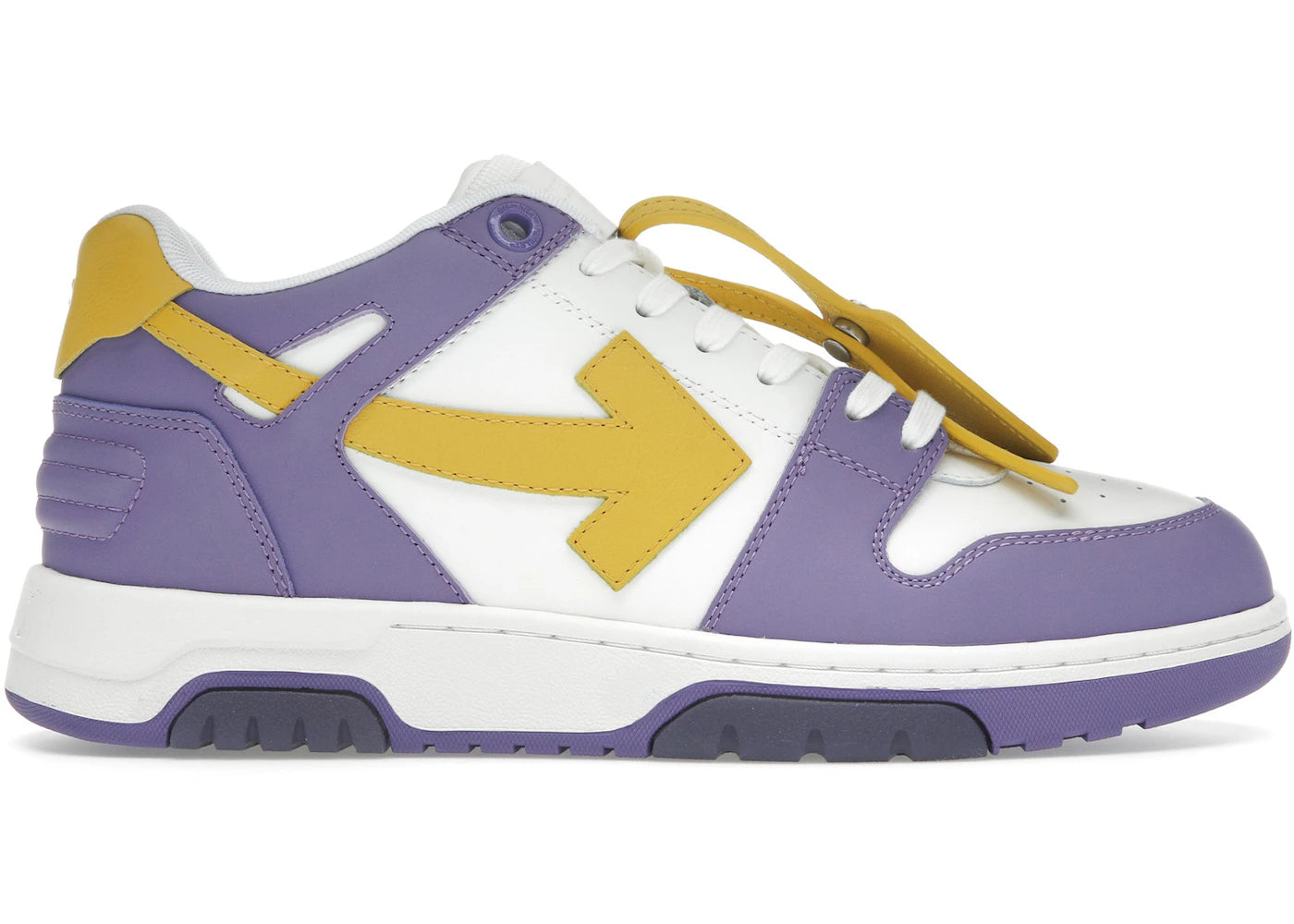 OFF-WHITE Out of Office Sneaker White Purple Yellow