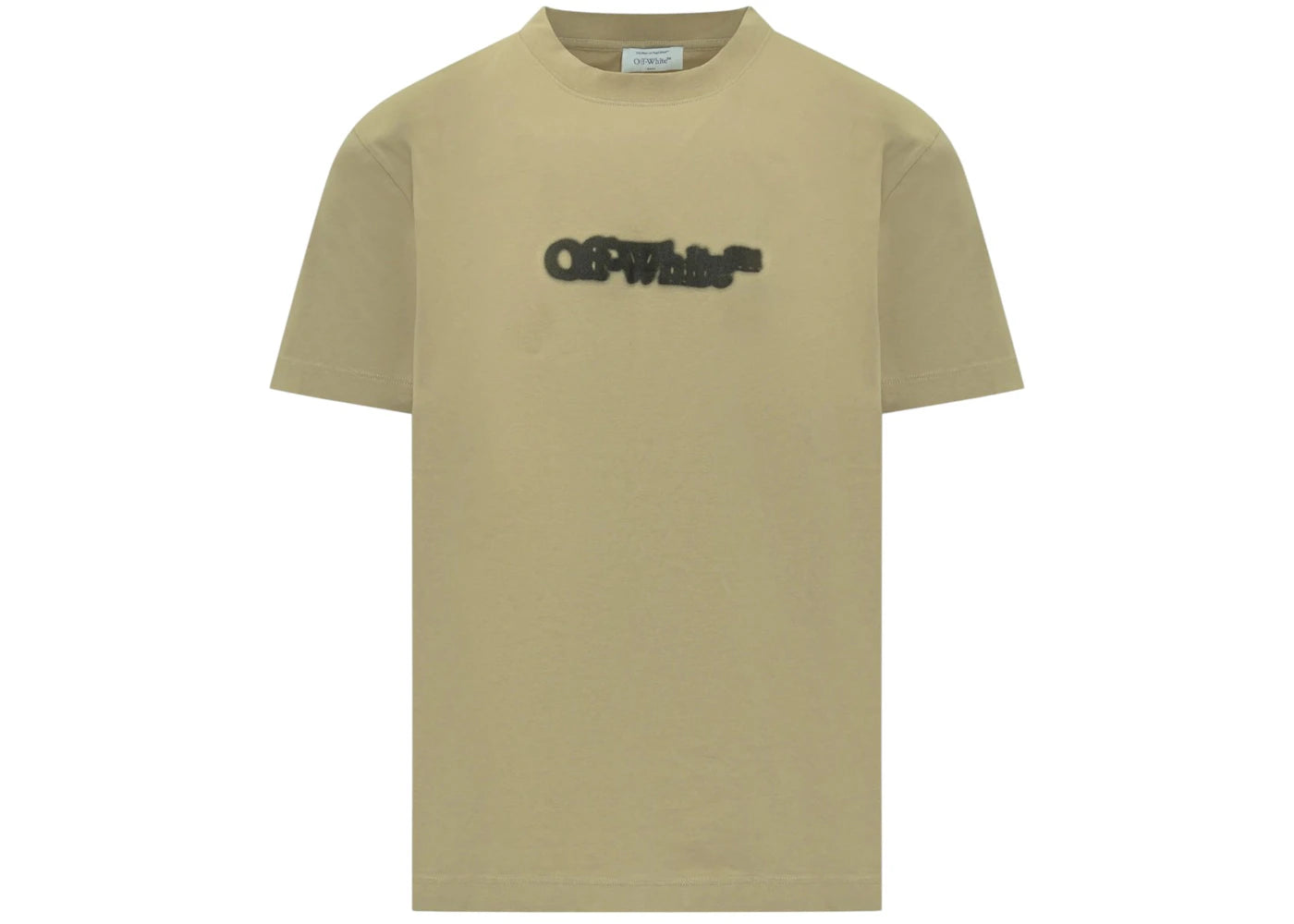 OFF-WHITE Spray Arrow Slim SS Tee Creme Brule