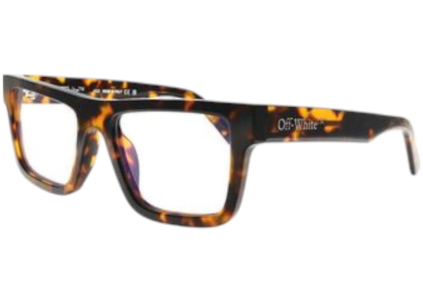 OFF-WHITE Style 25 Eyeglasses Havana Blue Light Block (OERJ025S23PLA0016000-FR)