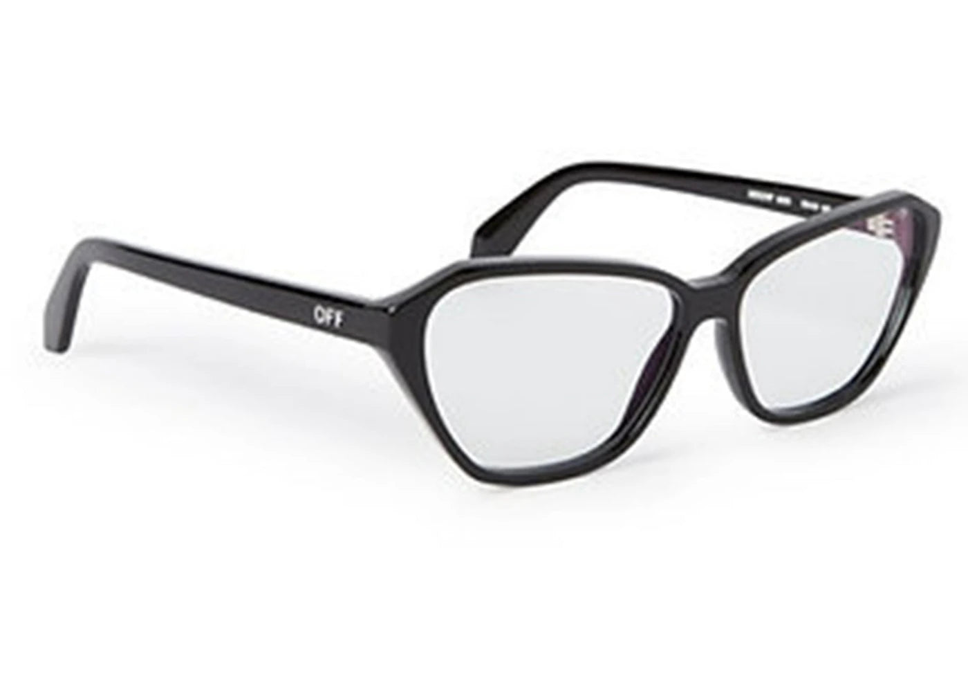 OFF-WHITE Style 37 Eyeglasses Black/Clear Lens (OERJ037F23PLA0011000-FR)