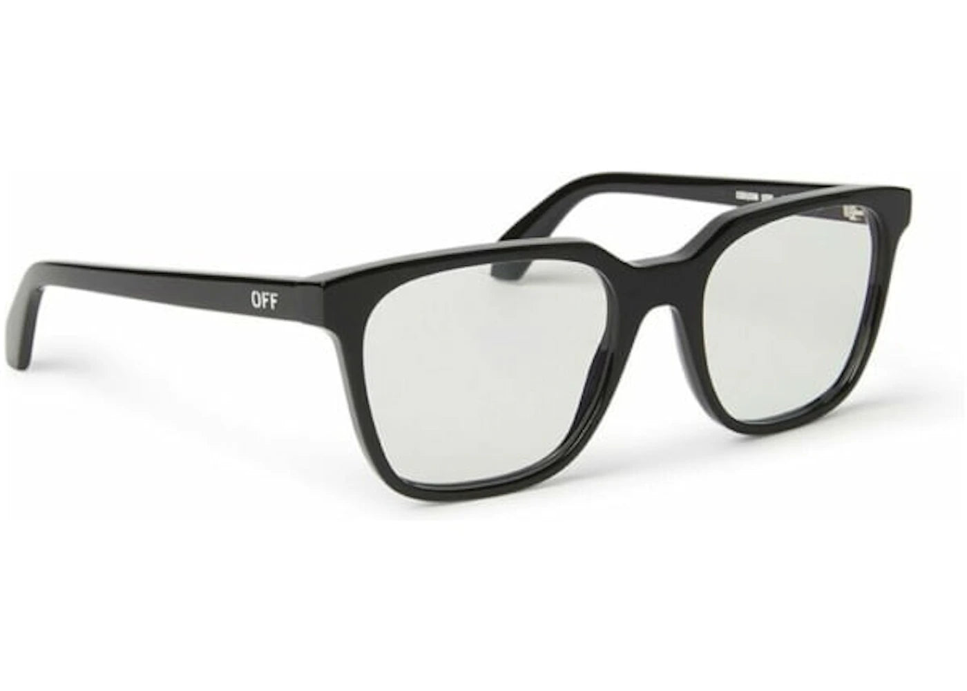 OFF-WHITE Style 38 Eyeglasses Black/Clear Lens (OERJ038F23PLA0011000-FR)