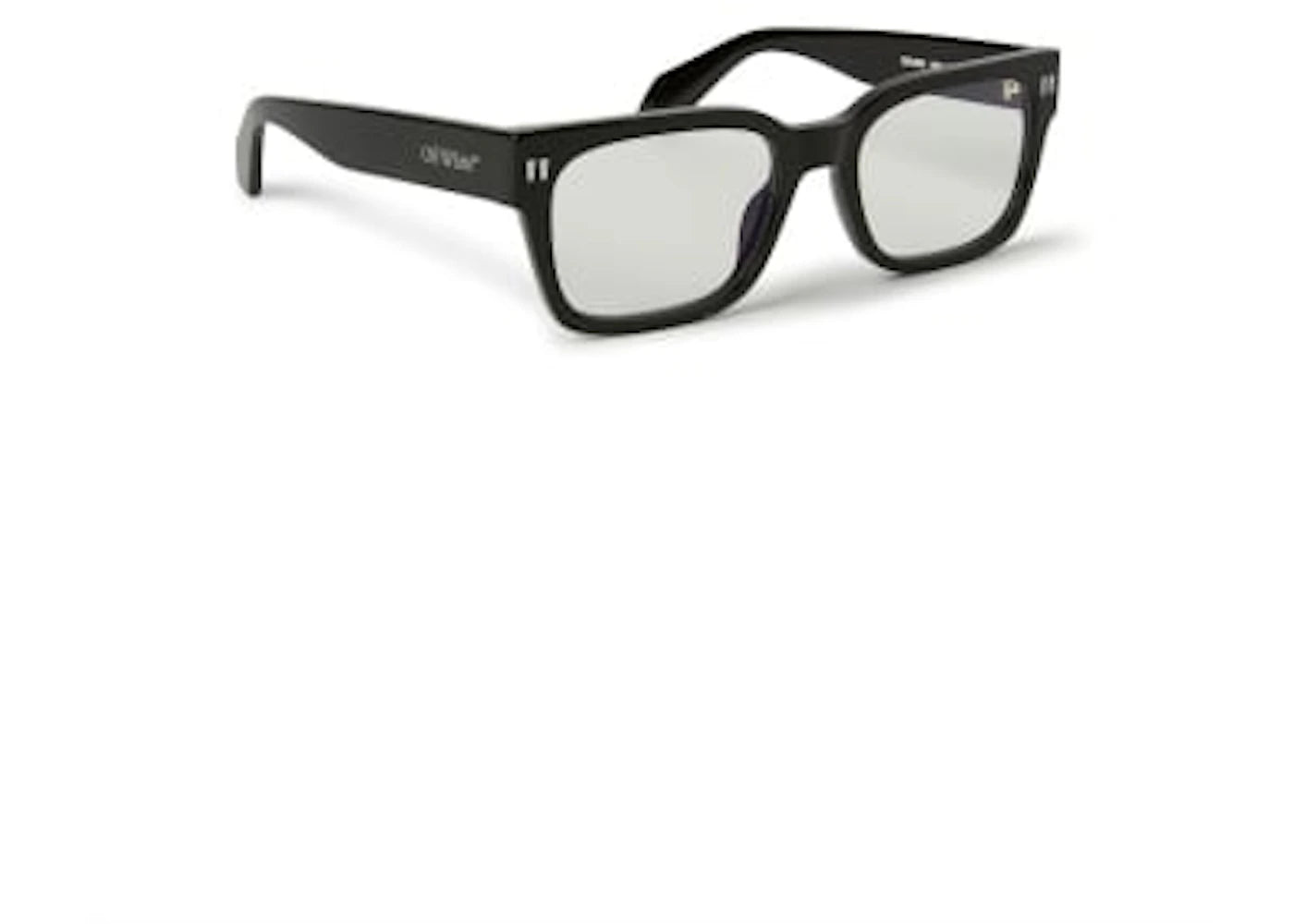 OFF-WHITE Style 53 Eyeglasses Black/Clear Lens (OERJ053S24PLA0011000-FR)
