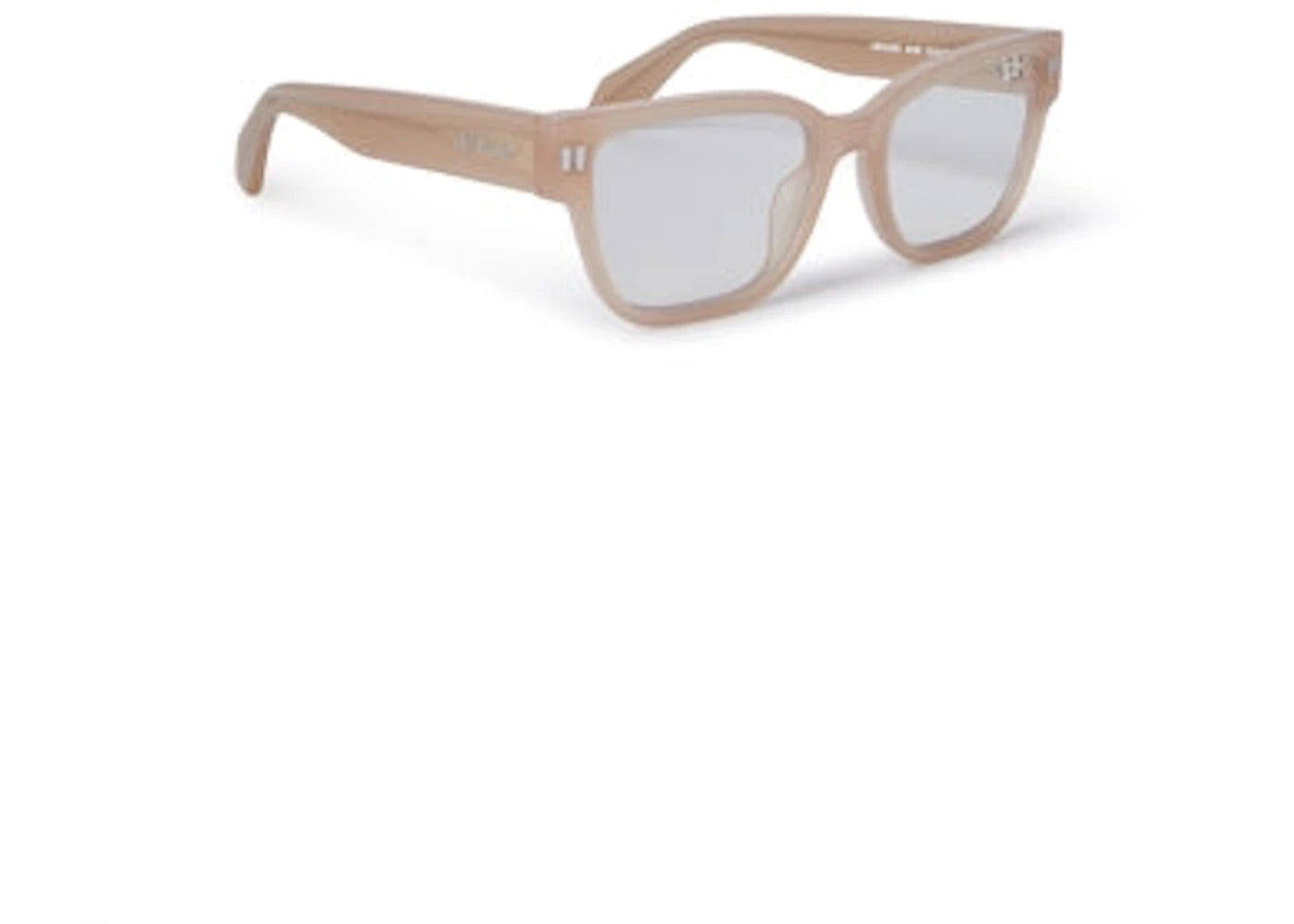 OFF-WHITE Style 56 Eyeglasses Beige/Clear Lens (OERJ056S24PLA0016100-FR)