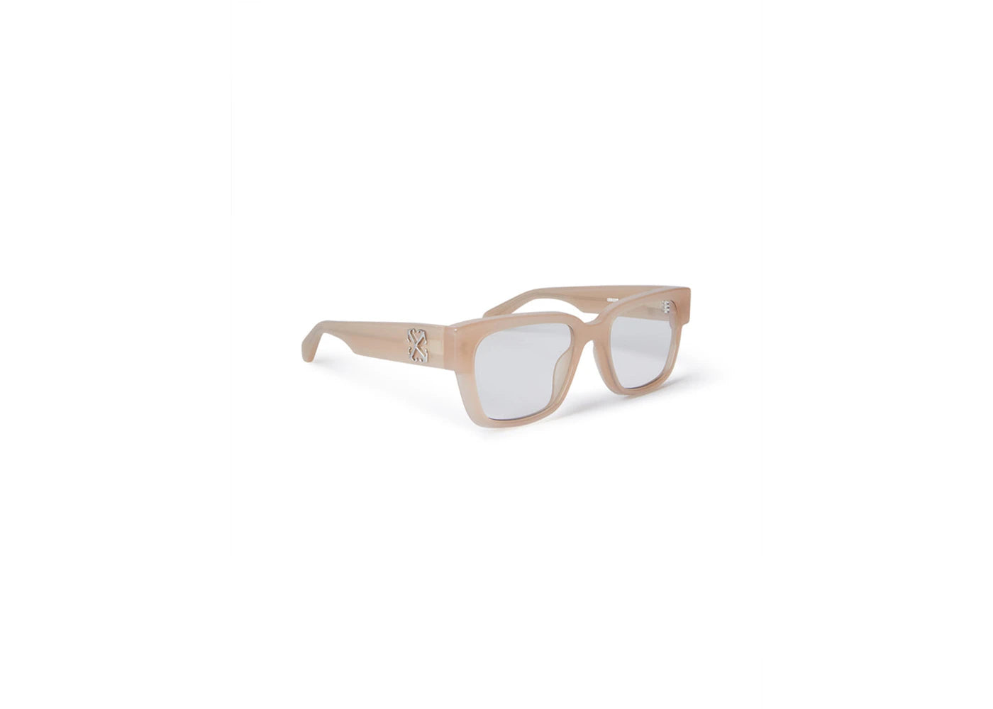 OFF-WHITE Style 59 Eyeglasses Beige/Clear Lens (OERJ059S24PLA0016100-FR)