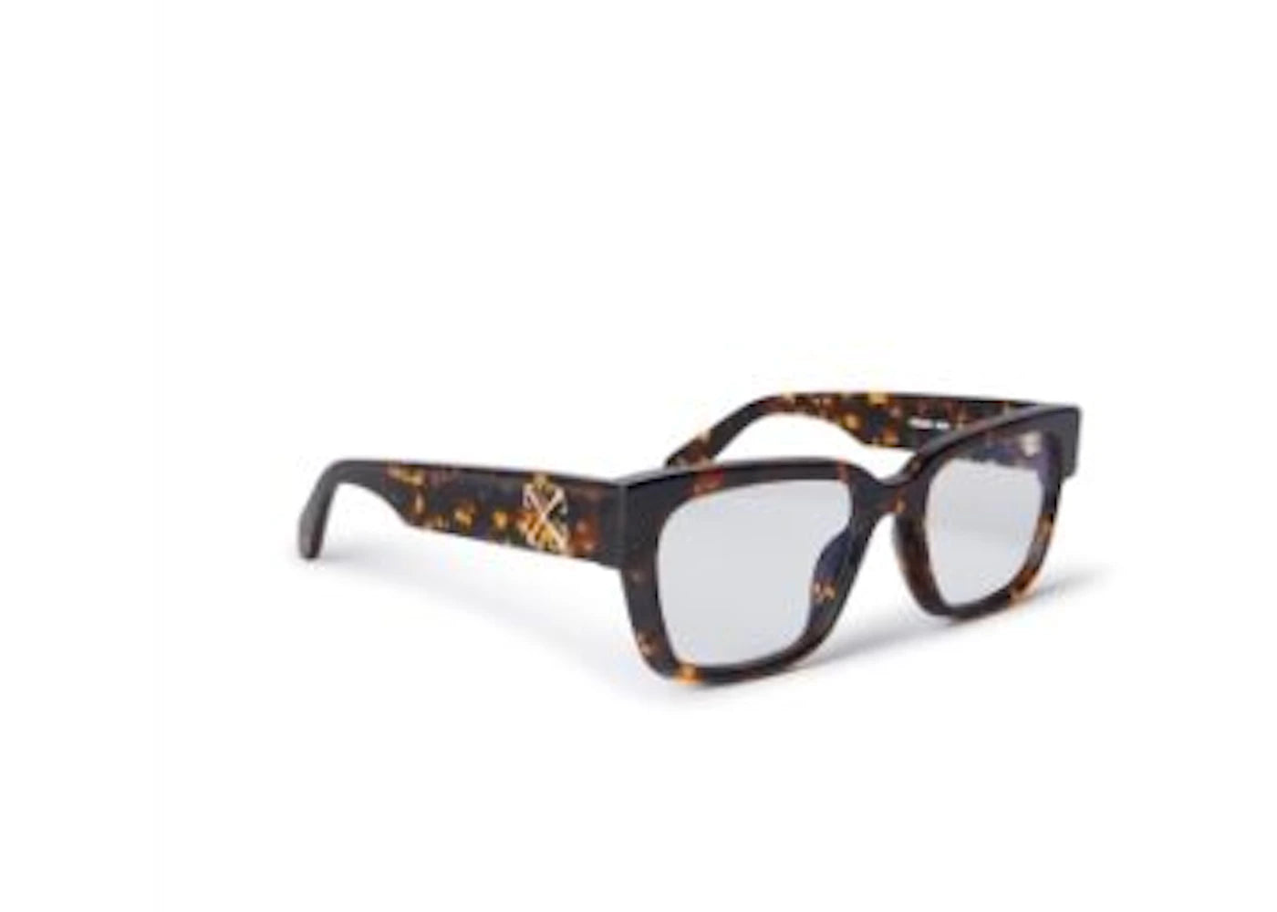OFF-WHITE Style 59 Eyeglasses Havana/Clear Lens (OERJ059S24PLA0016000-FR)