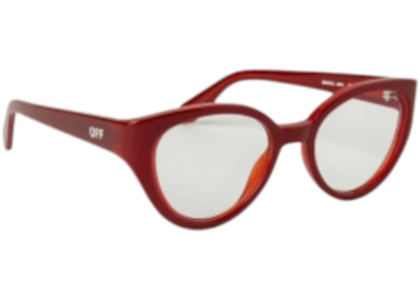 OFF-WHITE Style 62 Eyeglasses Burgundy Blue Light Block (OERJ062S24PLA0012800-FR)