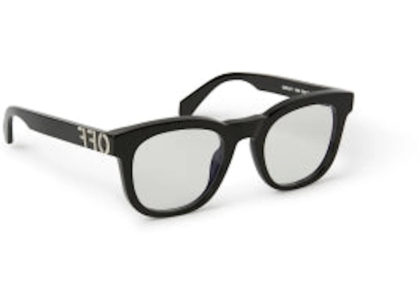 OFF-WHITE Style 71 Eyeglasses Black/Clear Lens (OERJ071S24PLA0011000-FR)