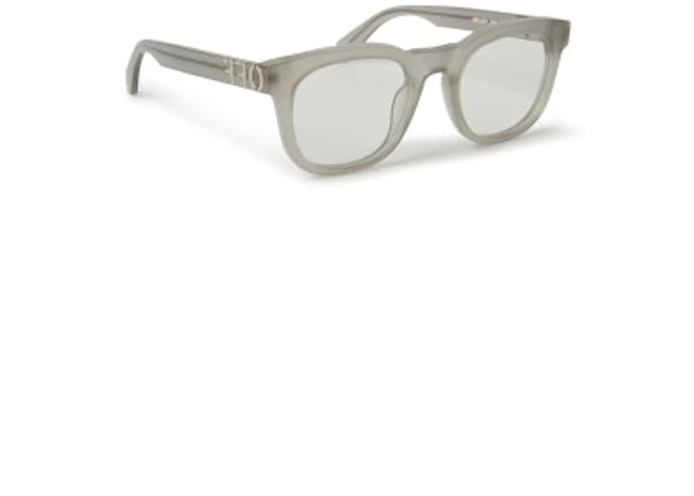 OFF-WHITE Style 71 Eyeglasses Grey/Clear Lens (OERJ071S24PLA0010900-FR)