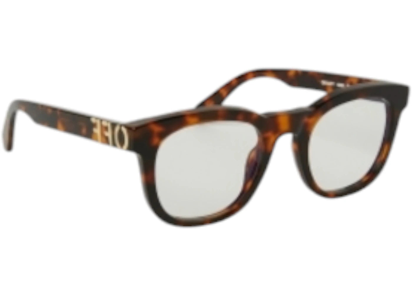 OFF-WHITE Style 71 Eyeglasses Havana Blue Light Block (OERJ071S24PLA0016000-FR)