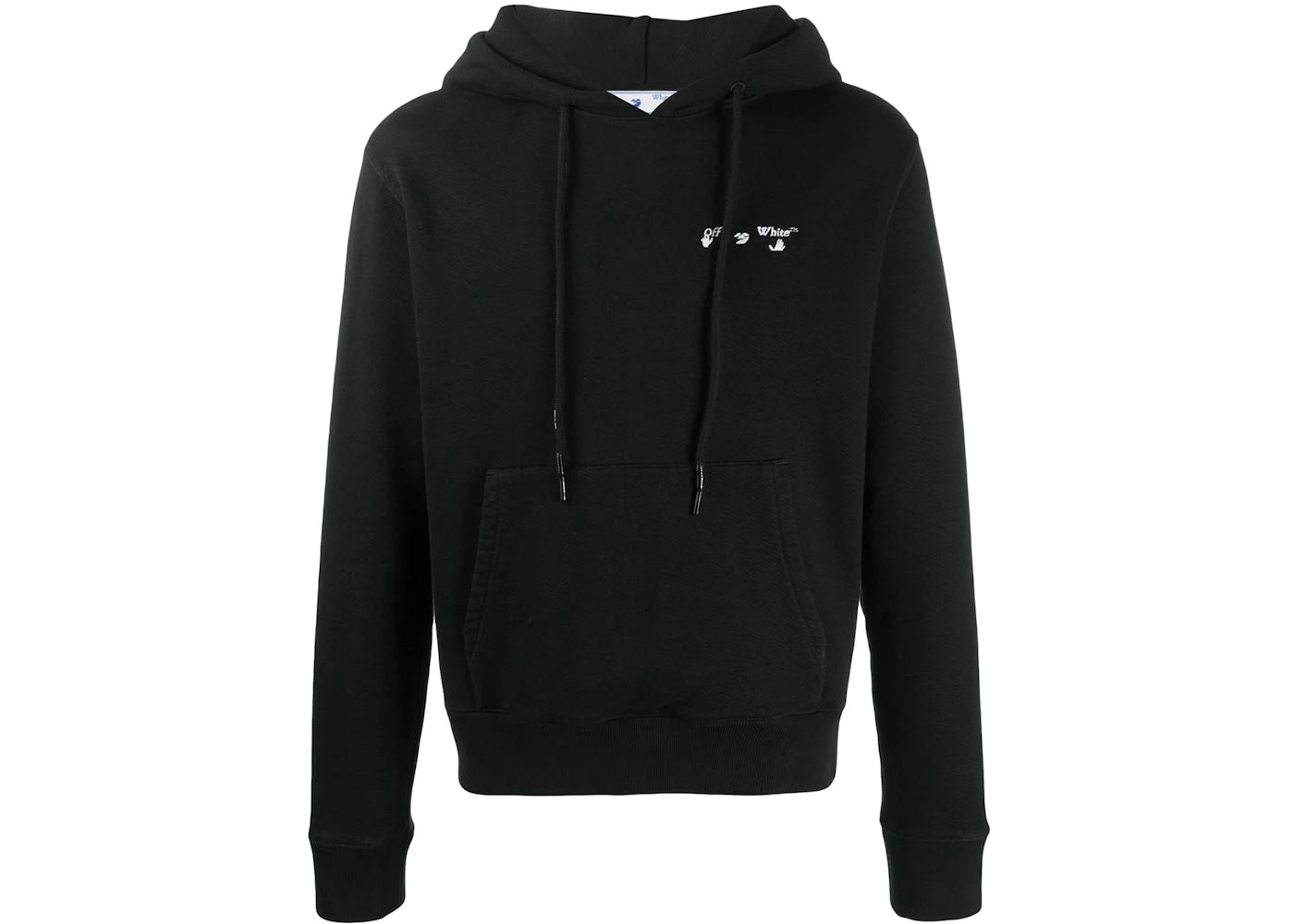 OFF-WHITE Swimming Man Logo Hoodie Black