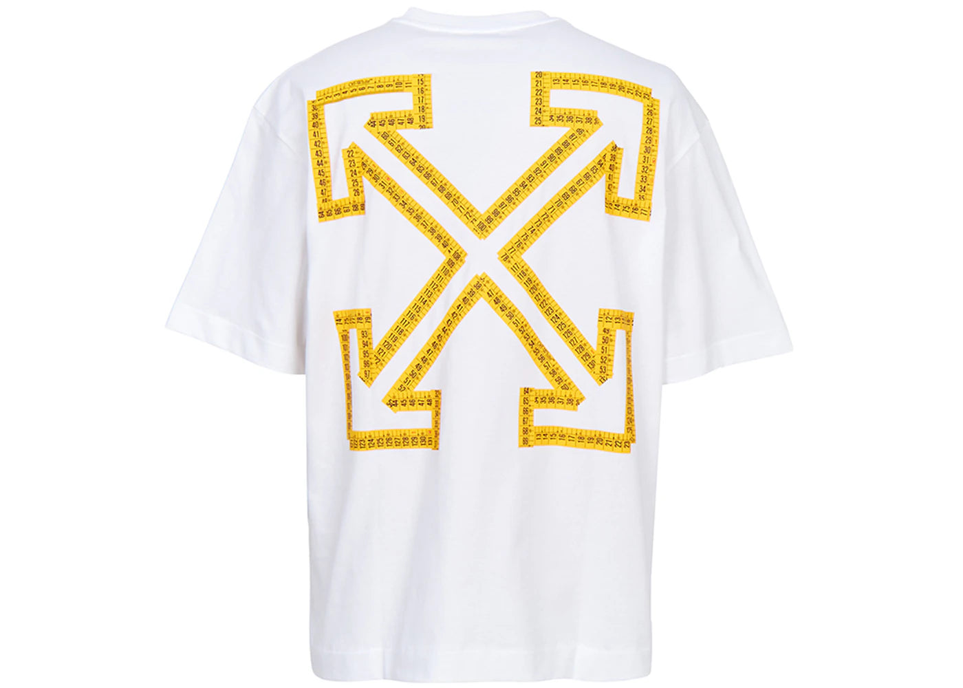 OFF-WHITE Tape Arrow Skate Short Sleeve T-shirt White