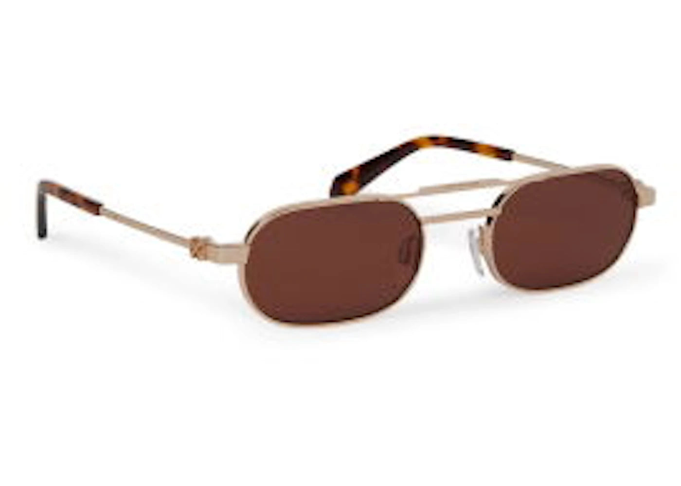 OFF-WHITE Vaiden Sunglasses Gold/Brown (OERI123S24MET0017664-FR)