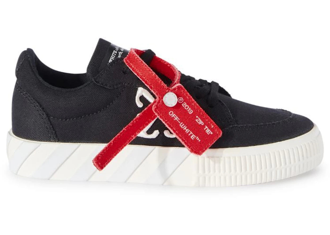 OFF-WHITE Vulc Low Black White (Kids)