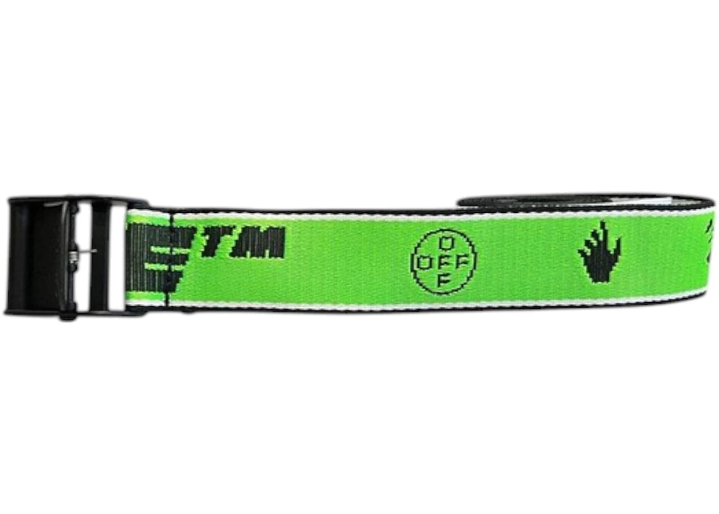 OFF-WHITE x ICA Logo Industrial Belt Green