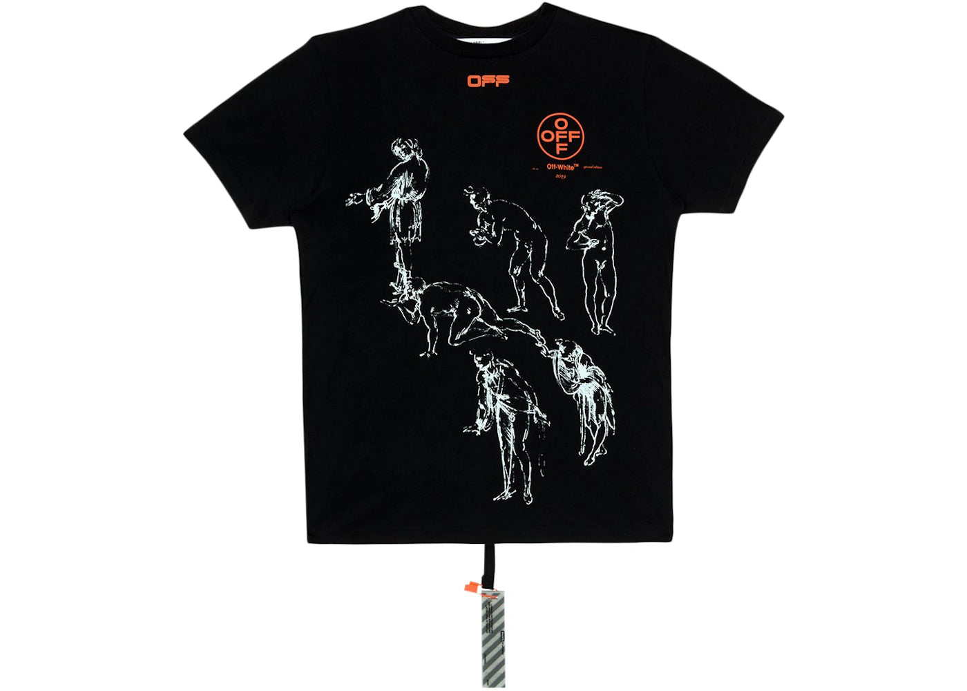 OFF-WHITE x Louvre Leonardo T-Shirt Black/White