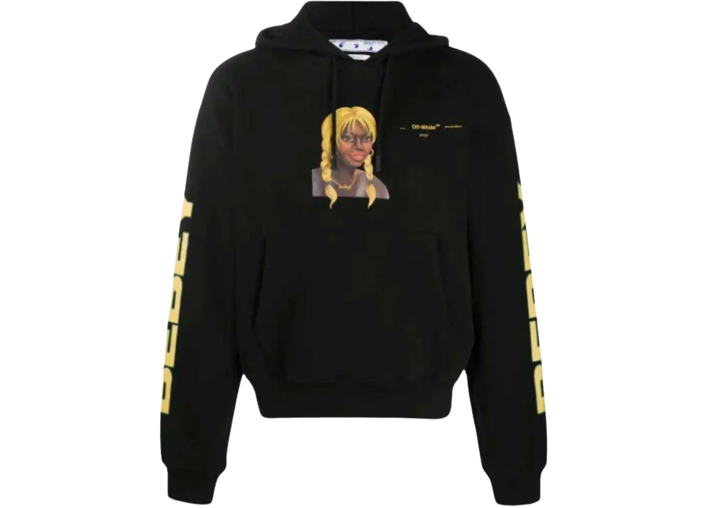 OFF-WHITE x Theophilus London Bebey Arrow OverSized Hoodie Black