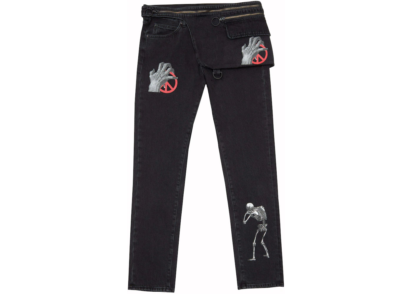 OFF-WHITE x Undercover Slim 5 Pockets Jeans Black