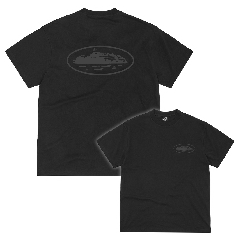 Corteiz OG island T-shirt Reflective Black