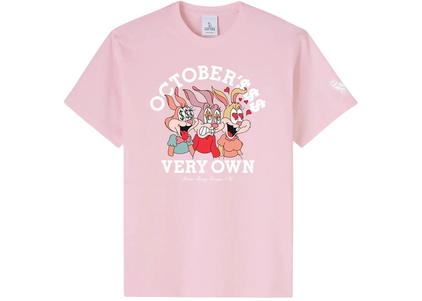 OVO $$$4U Collegiate T-shirt Pale Pink